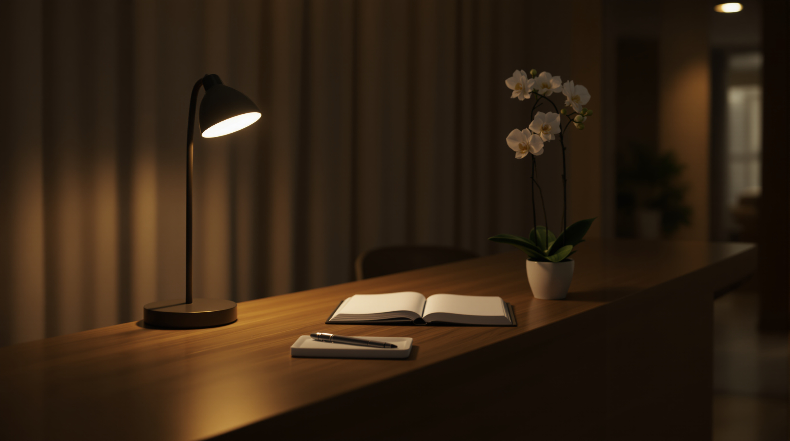A serene med-spa treatment room with a massage table and soft lighting